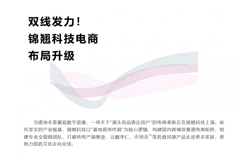 線上深耕+線下破局！錦翹科技電商戰略升級正當時